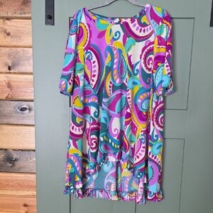 Colorful Paisley Tunic Dress